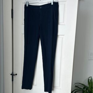 CAbi Navy Ankle Ponte Pants